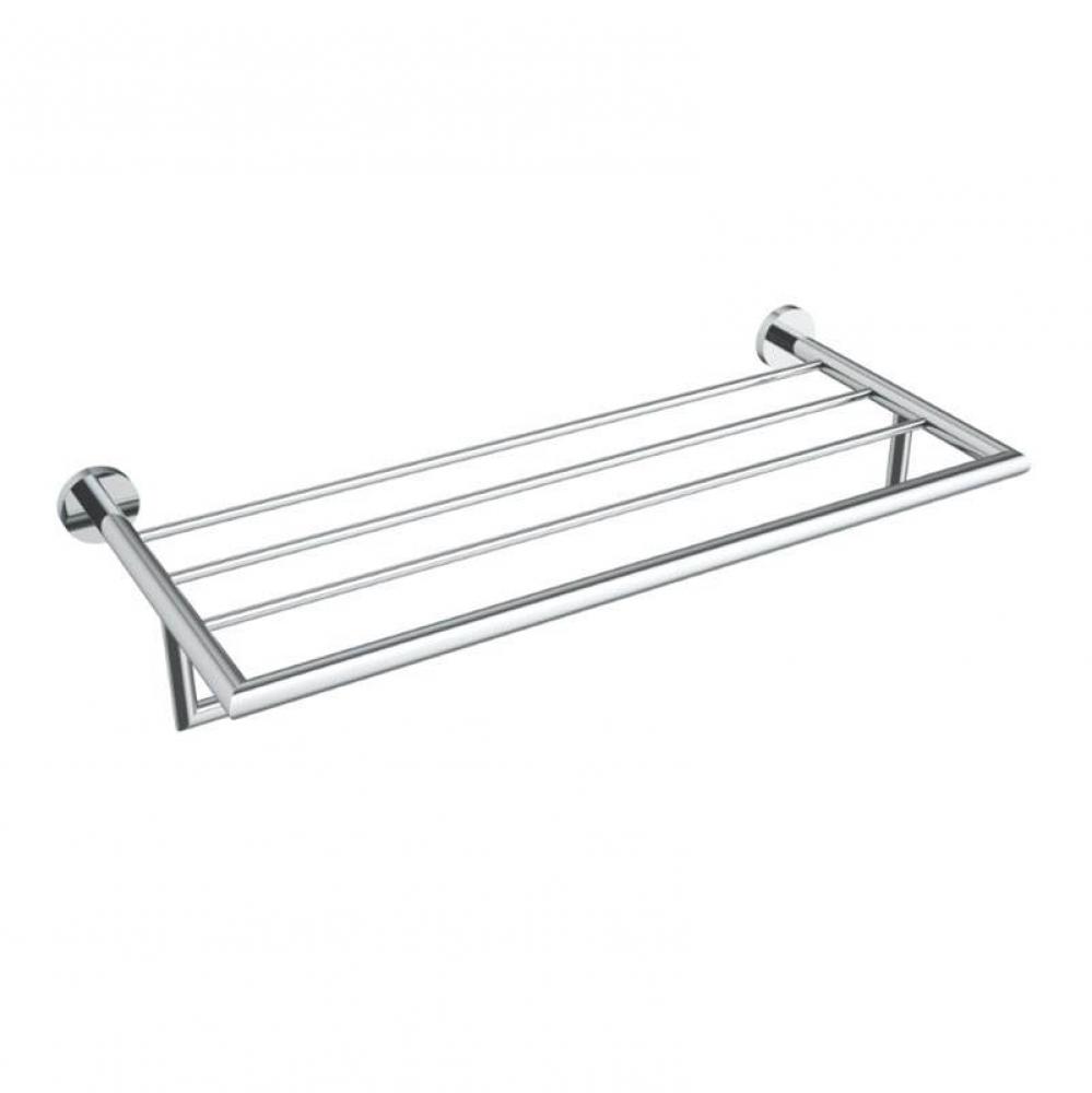 Summit Towel Shelf With Bar - Chrome