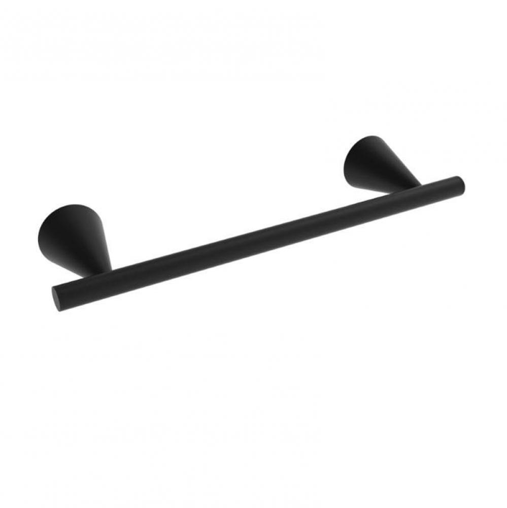 Cone 12'' Towel Bar - Matte Black