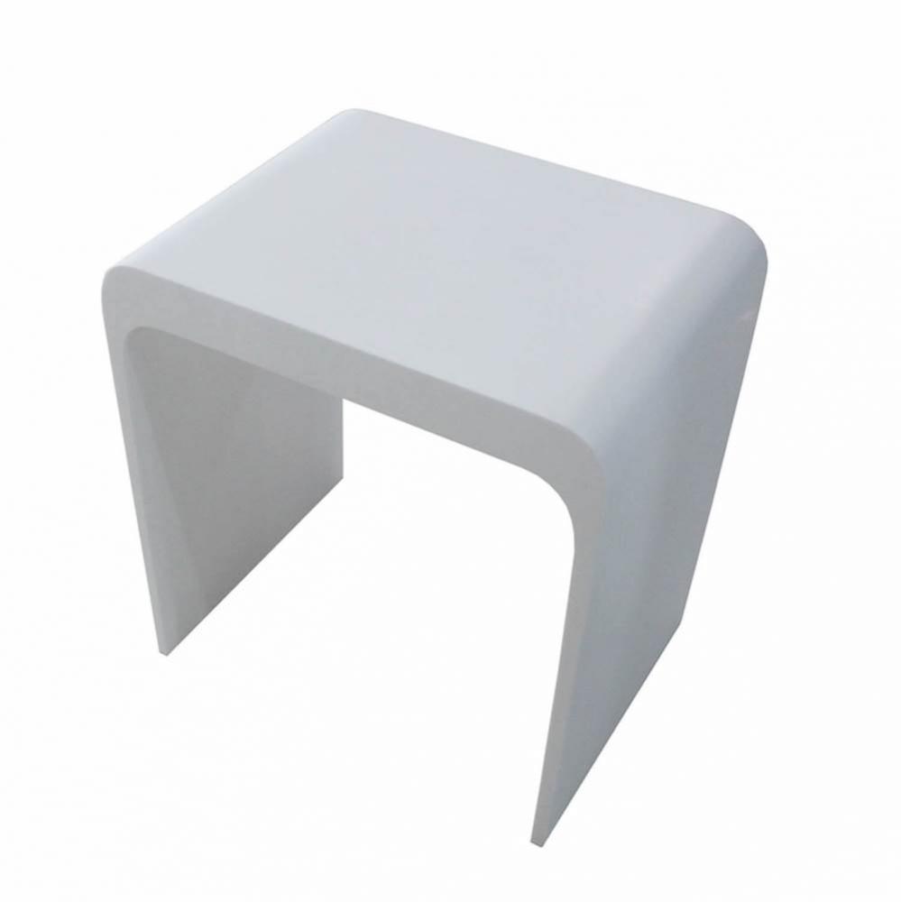 Shower Stool - Gloss White