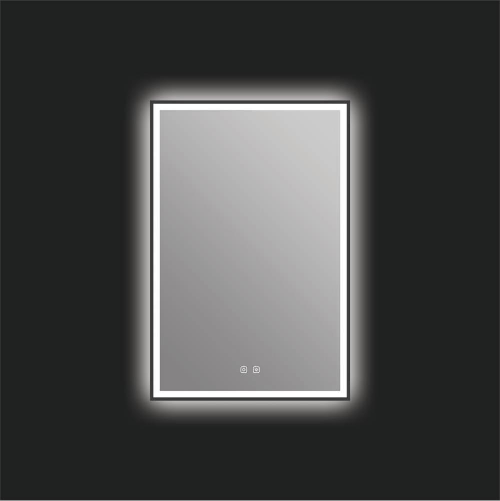 Eden 24'' x 36'' LED Mirror - Matte Black