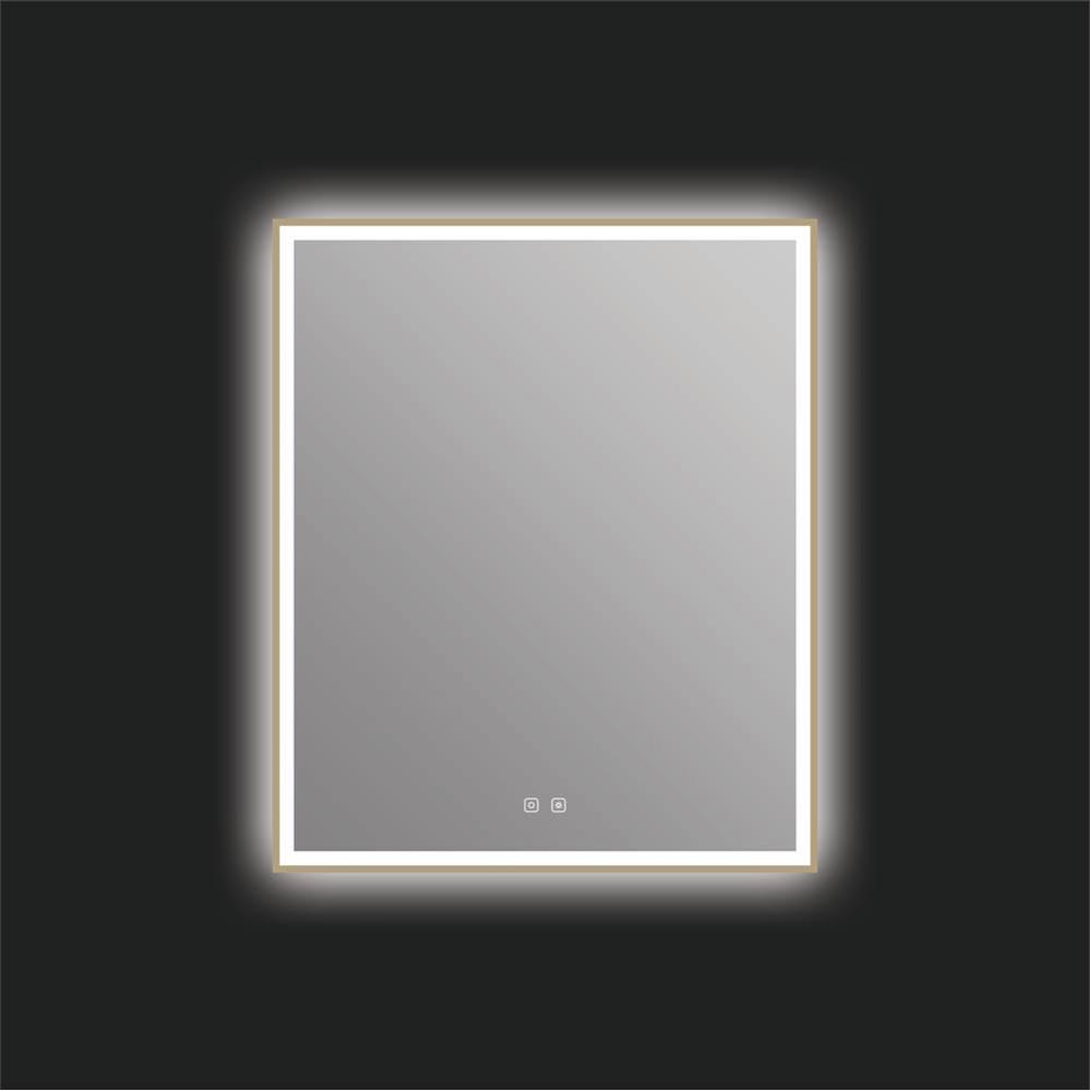 Eden 30'' x 36'' LED Mirror - Brushed Bronze