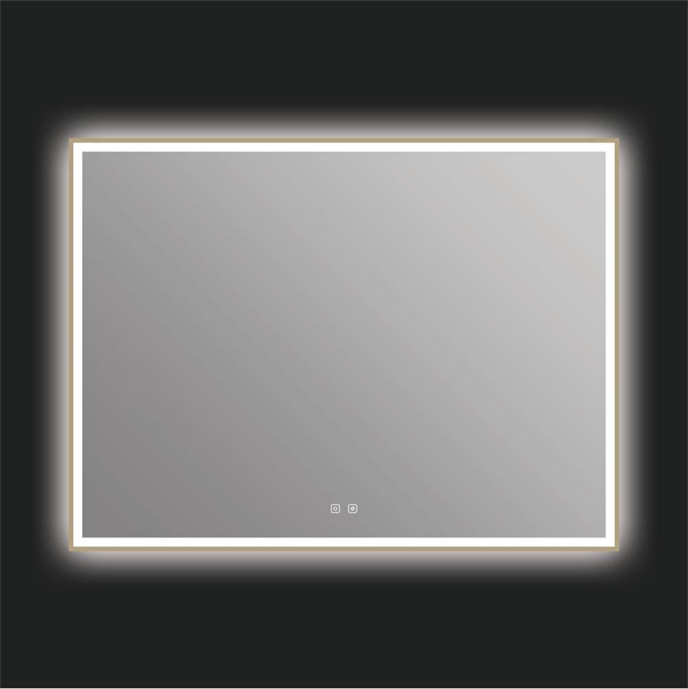 Eden 48'' x 36'' LED Mirror - Brushed Bronze