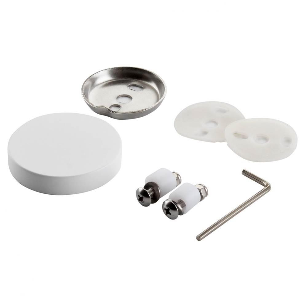 Glass Mounting Kit (Ember, Glow, Lava, Summit) - Matte White