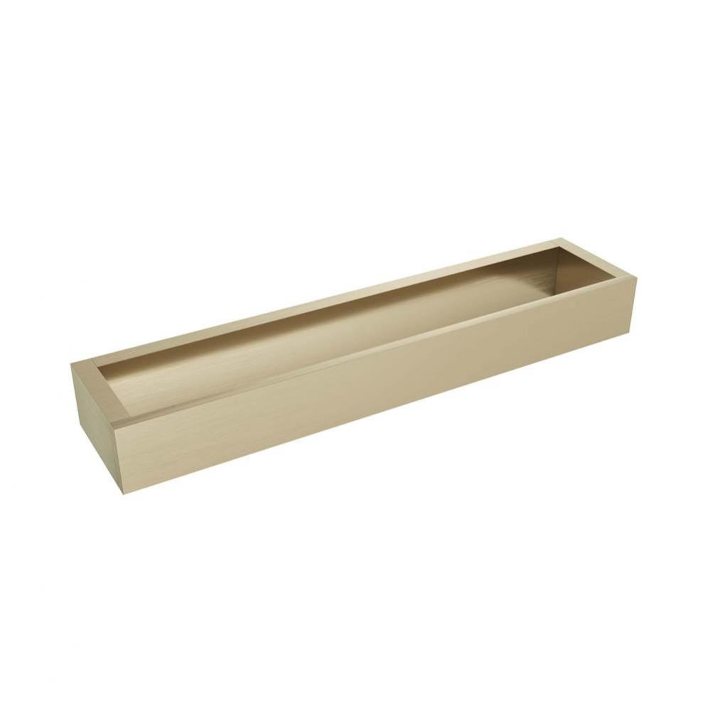 Erupt 12'' Towel Bar - Brushed Gold Light