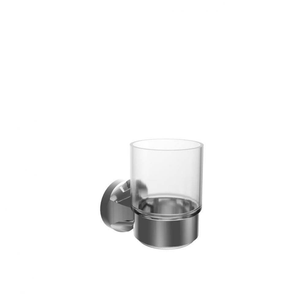 Magma Glass Tumbler - Chrome