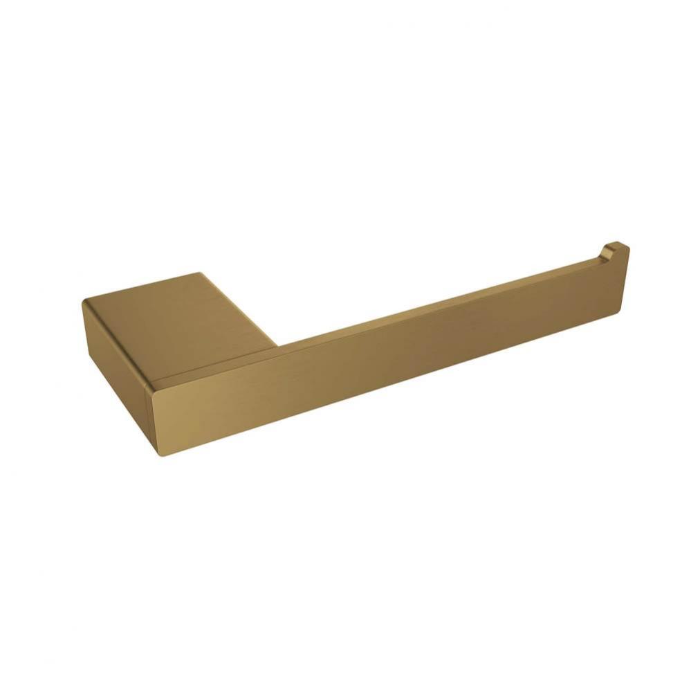 Cinder Toilet Paper Holder - Brushed Gold Dark (LH Post)