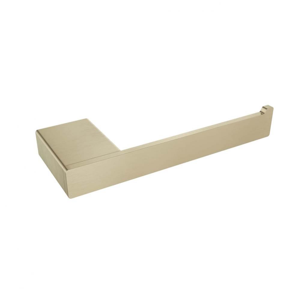 Cinder Toilet Paper Holder - Brushed Gold Light (LH Post)