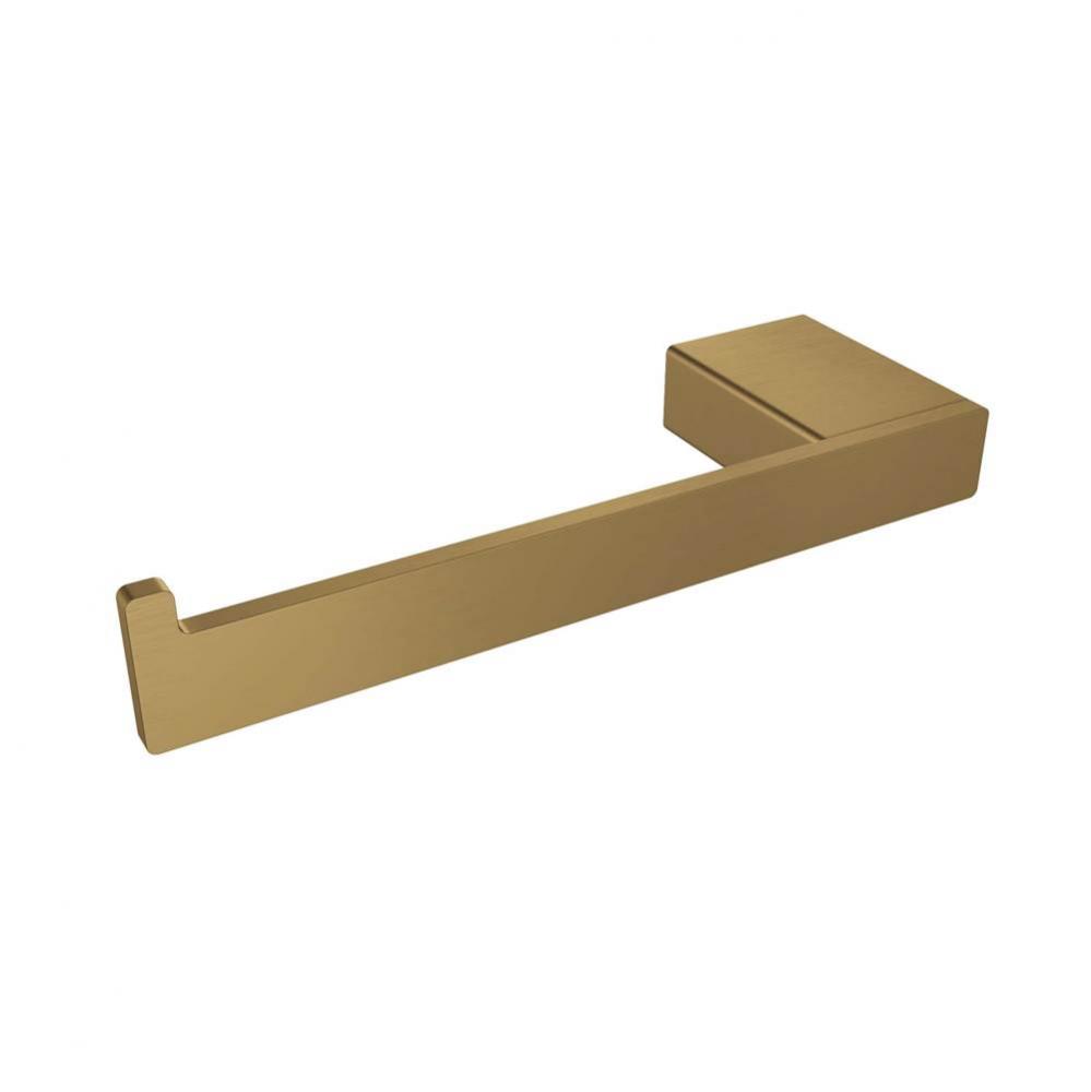 Cinder Toilet Paper Holder - Brushed Gold Dark (RH Post)