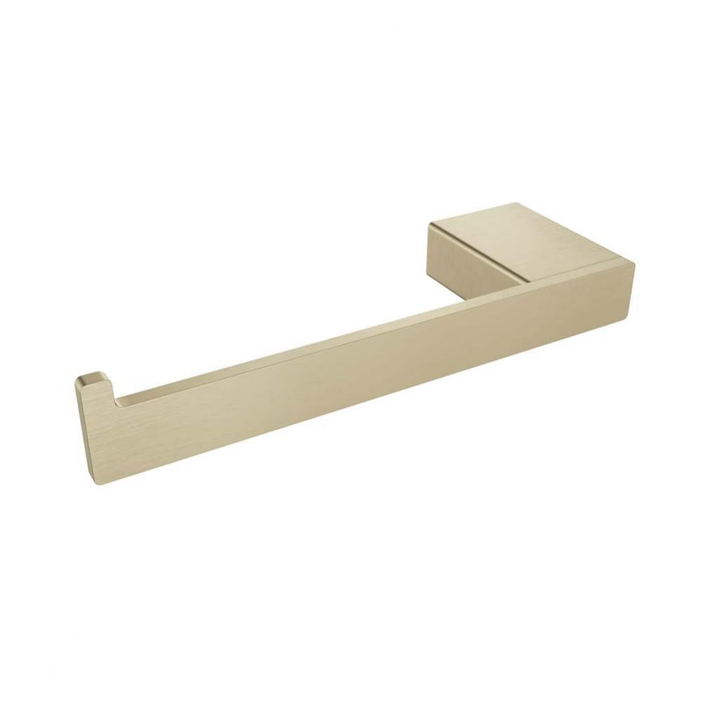 Cinder Toilet Paper Holder - Brushed Gold Light (RH Post)