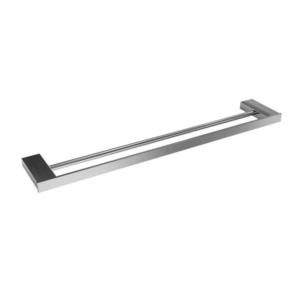 Cinder 24'' Double Towel Bar - Chrome