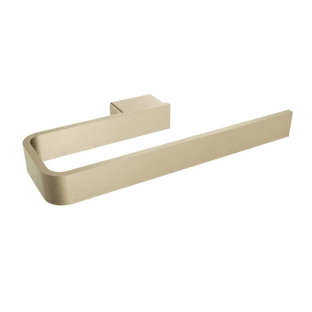 Cinder 8'' Towel Bar - Brushed Gold Light