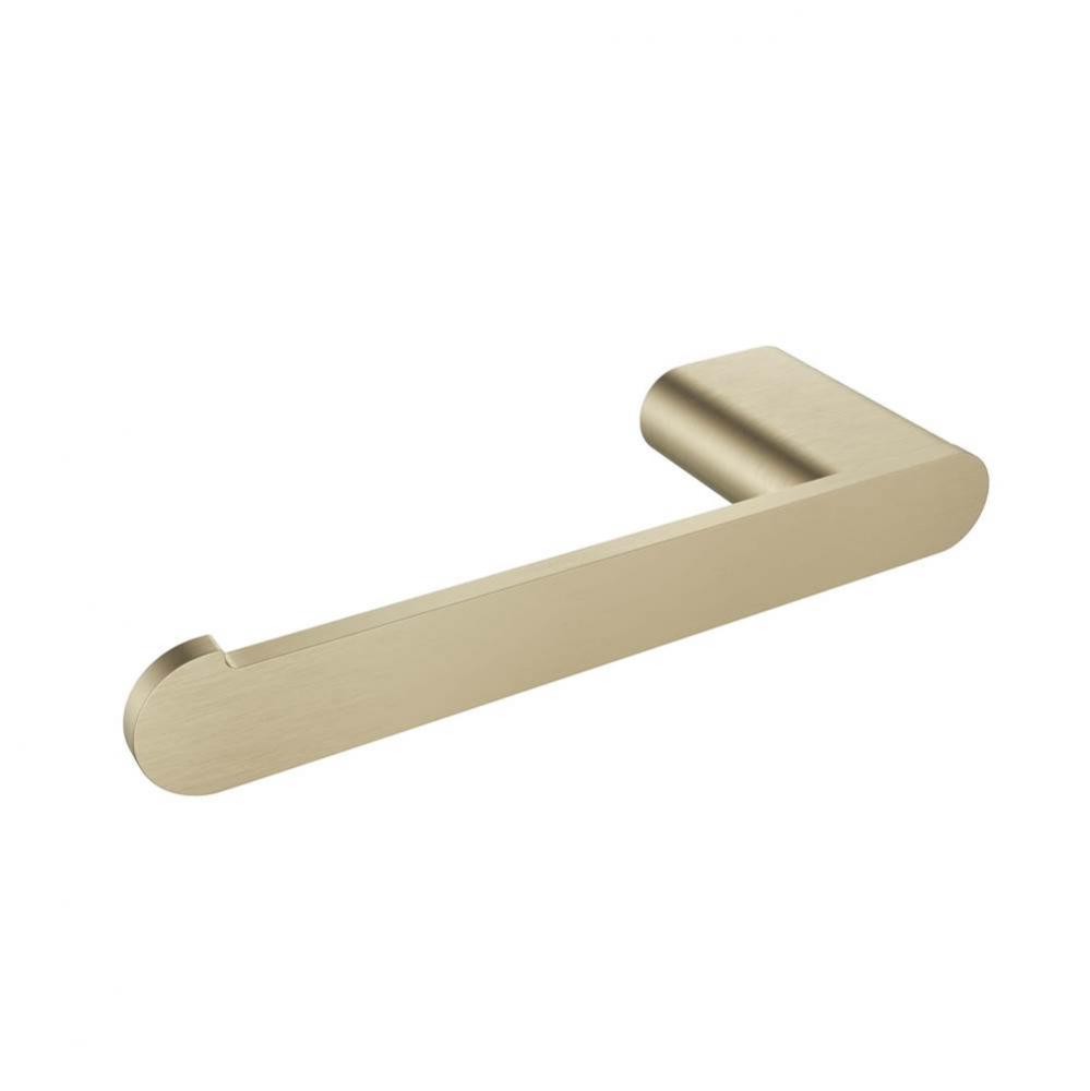 Flow Toilet Paper Holder - Brushed Gold Light (RH Post)