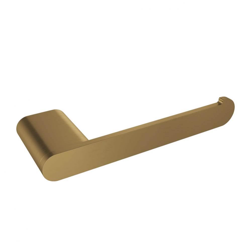 Flow Toilet Paper Holder - Brushed Gold Dark (LH Post)