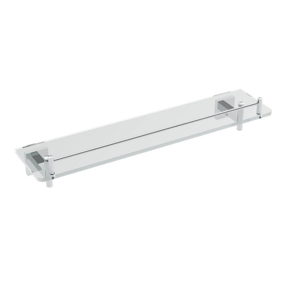 Heat Glass Shelf - Chrome