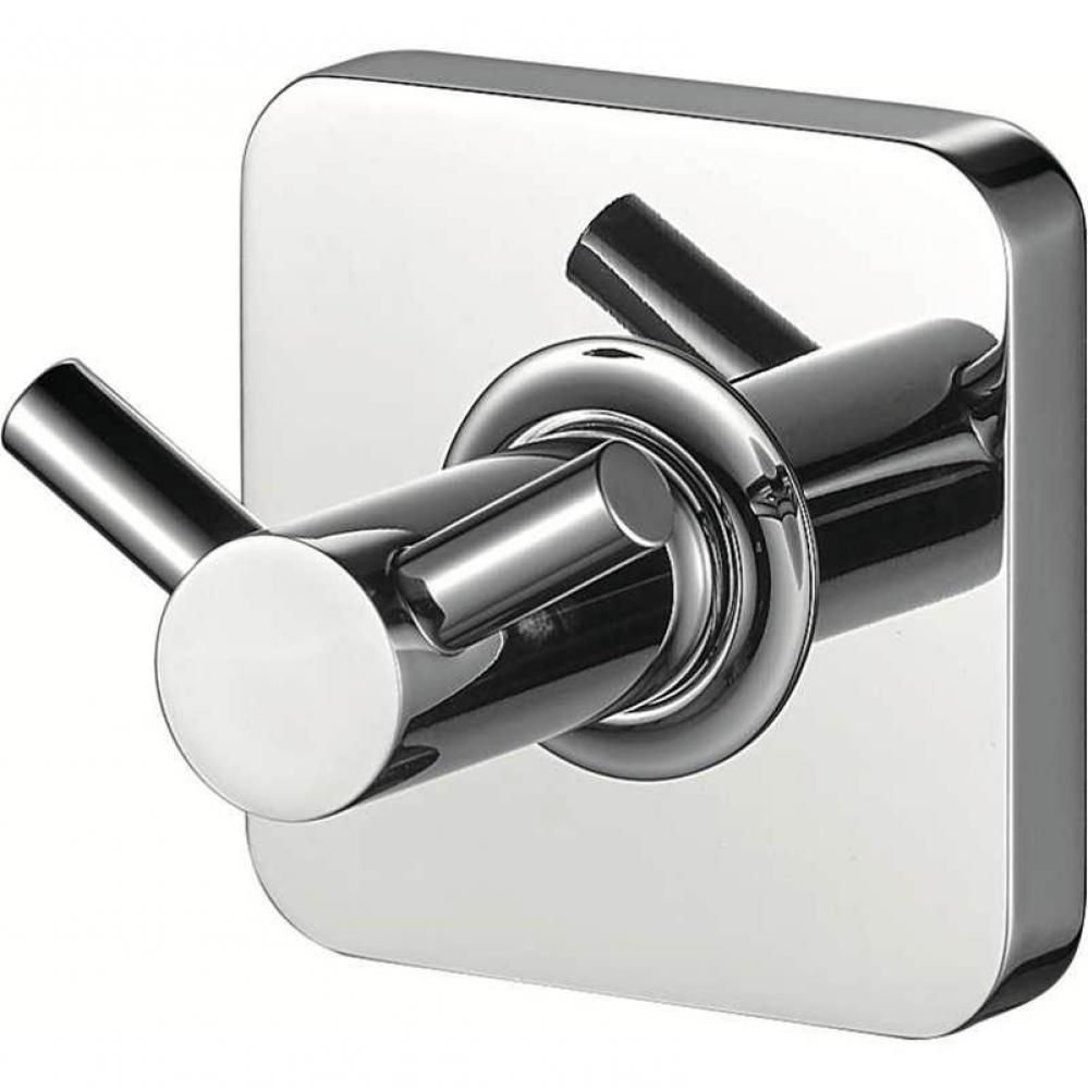 Vapor Double Towel Hook - Chrome