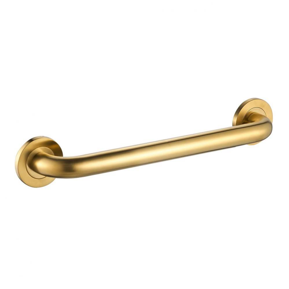 18'' Round Grab Bar - PVD Brushed Gold