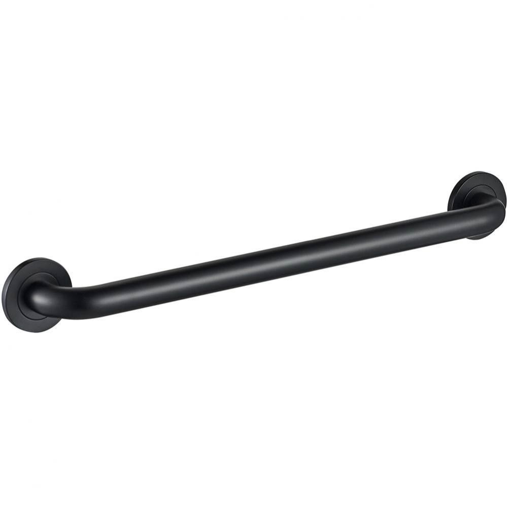 30'' Round Grab Bar - Matte Black