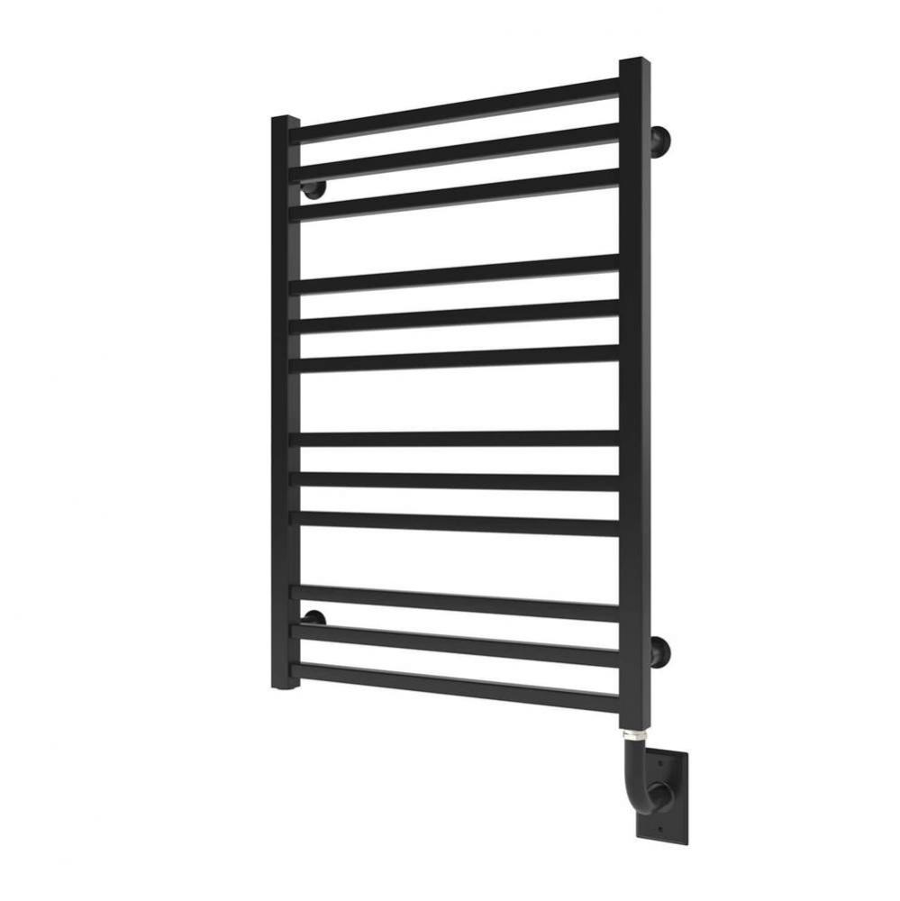 23.5''x31'' Avento Electric Hardwired Towel Warmer - Matte Black