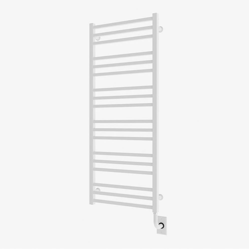 19.5''x47.5'' Avento Electric Hardwired Towel Warmer - Matte White