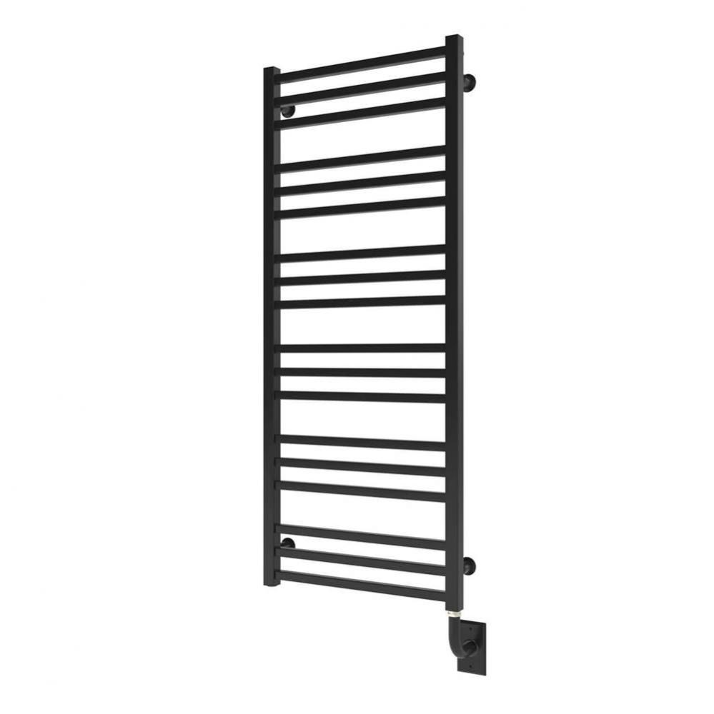 19.5''x47.5'' Avento Electric Hardwired Towel Warmer - Matte Black