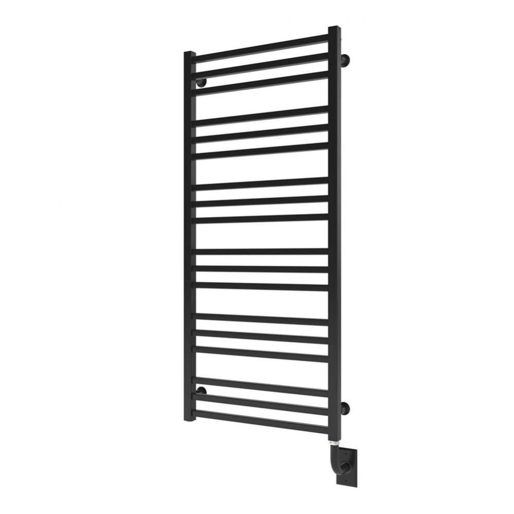 23.5''x47.5'' Avento Electric Hardwired Towel Warmer - Matte Black