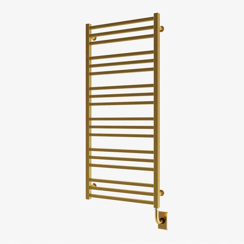 23.5''x47.5'' Avento Electric Plug-In Towel Warmer - PVD Brushed Gold