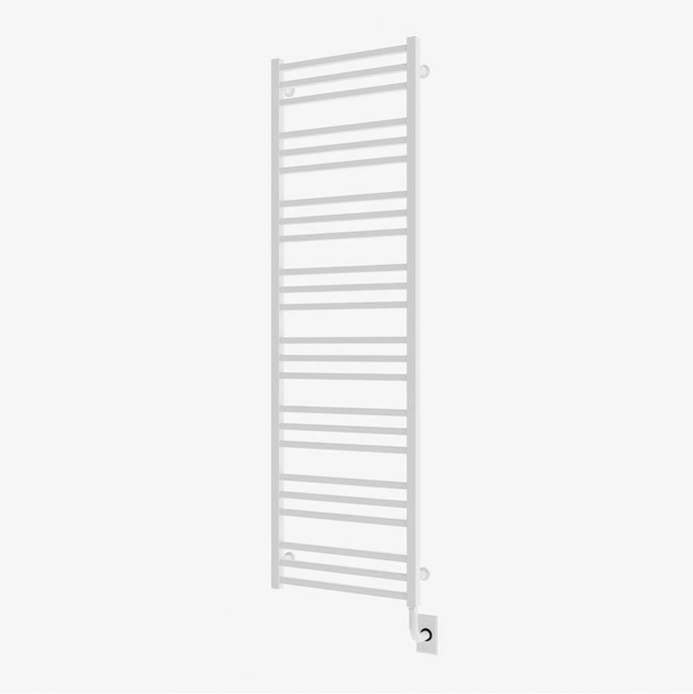 19.5''x64'' Avento Hydronic Towel Warmer - Matte White