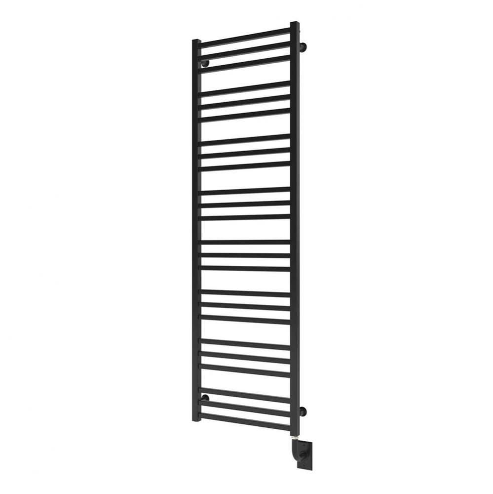 19.5''x64'' Avento Electric Hardwired Towel Warmer - Matte Black