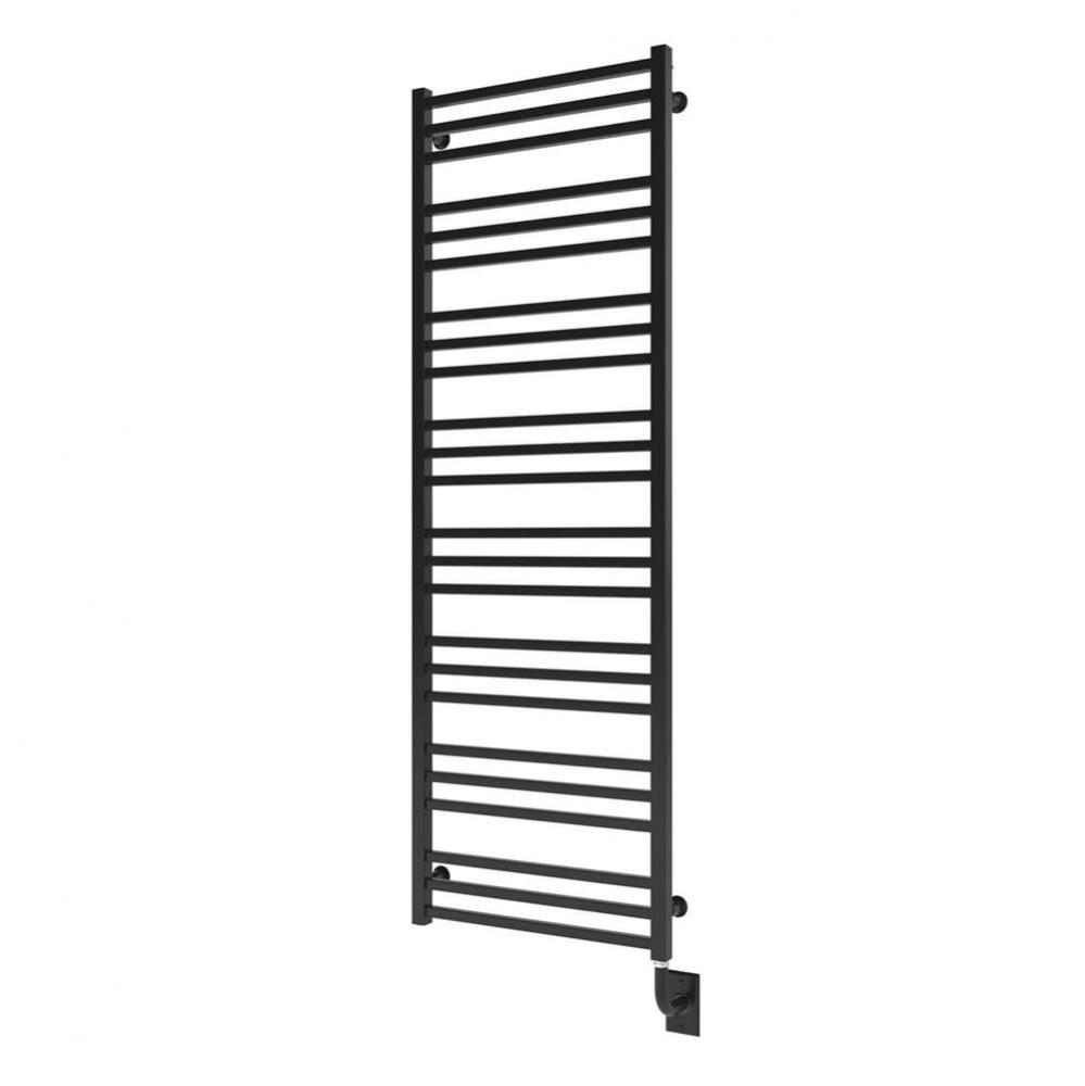 23.5''x64'' Avento Electric Hardwired Towel Warmer - Matte Black