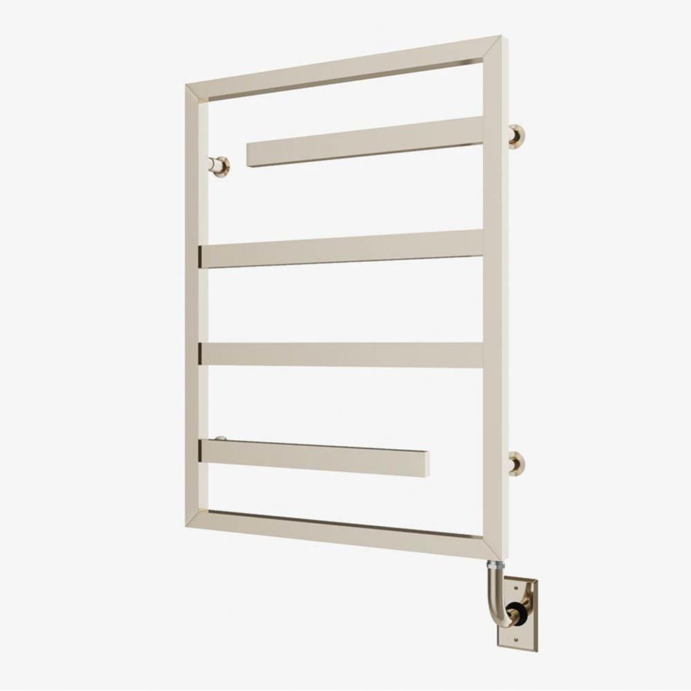 23.5''x31'' Vasto Electric Hardwired Towel Warmer - Polished Nickel