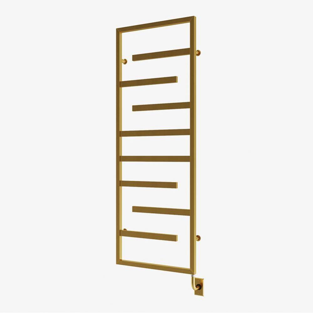 23.5''x64'' Vasto Electric Plug-In Towel Warmer - PVD Brushed Gold