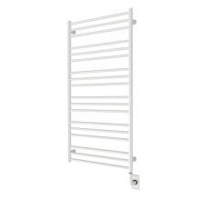 ICO Bath W4402 - 23.5''x47.5'' Sorano Electric Hardwired Towel Warmer - Matte White