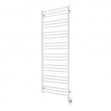 ICO Bath E4802 - 23.5''x64'' Sorano Electric Plug-In Towel Warmer - Matte White