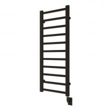 ICO Bath E7035 - 19.5''x50.5'' Milano Electric Plug-In Towel Warmer - Matte Black