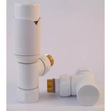 ICO Bath A1041 - Thermostatic Angle Valve Pair - White