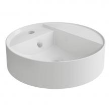 ICO Bath B8521 - Vittorio Vessel Sink - Gloss White