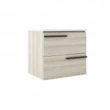 ICO Bath BA1001.WO - Accent 24'' Two Drawer Wall-Mounted Vanity - White Oak