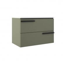 ICO Bath BA1002.SG - Accent 31'' Two Drawer Wall-Mounted Vanity - Sage Green