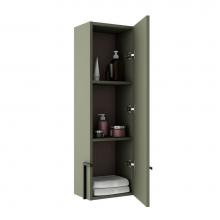 ICO Bath BA1011.SG - Accent Right Hand Wall Cabinet - Sage Green