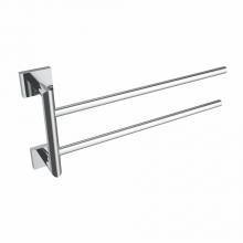 ICO Bath V62453 - Crater Swivelling Towel Bar - Chrome