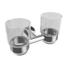 ICO Bath V63563 - Summit Double Glass Tumbler - Chrome