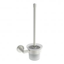 ICO Bath V63614 - Summit Wall-Mounted Toilet Brush - Brushed Nickel