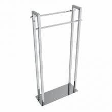 ICO Bath V91353 - Square Freestanding Towel Stand - Chrome