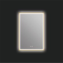 ICO Bath IE1124.BG - Eden 24'' x 36'' LED Mirror - Brushed Gold