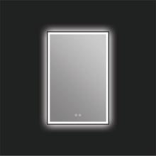 ICO Bath IE1124.MB - Eden 24'' x 36'' LED Mirror - Matte Black