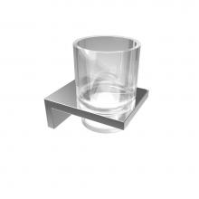 ICO Bath V1553 - Erupt Glass Tumbler - Chrome