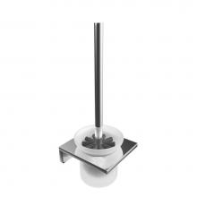 ICO Bath V1613 - Erupt Wall-Mounted Toilet Brush - Chrome