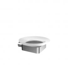 ICO Bath V4514 - Flow Soap Dish Holder - Brushed Nickel