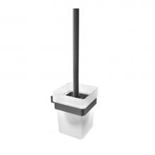 ICO Bath V4615 - Flow Wall-Mounted Toilet Brush - Matte Black