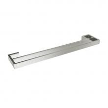 ICO Bath V5184 - Fire 24'' Double Towel Bar - Brushed Nickel